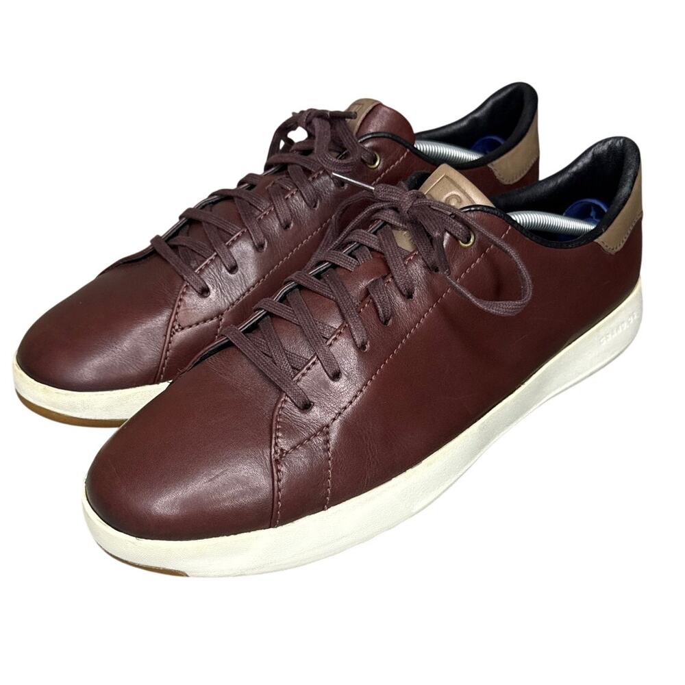 Cole Haan GrandPro Court Leather Sneakers Brown Men’s 12M Grand OS
